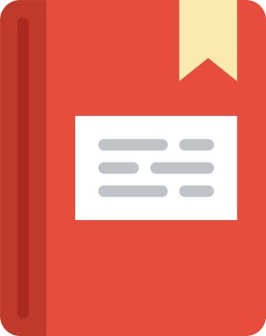 kitap simgesi, vektör illüstrasyonu