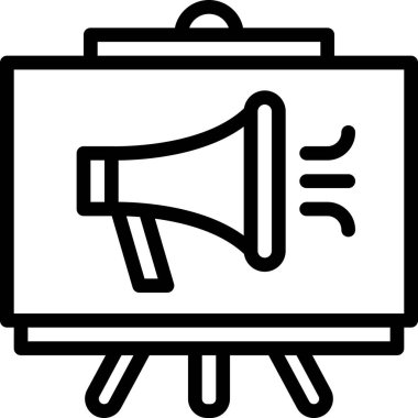 Video simgesi, basit vektör illüstrasyonu 