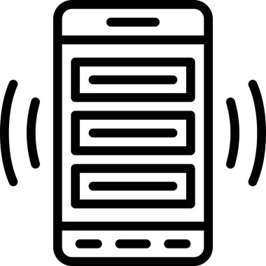 Uygulama simgesi, basit vektör illüstrasyonu 