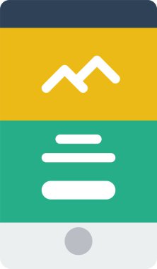 Ayarlar simgesi, basit vektör illüstrasyonu 