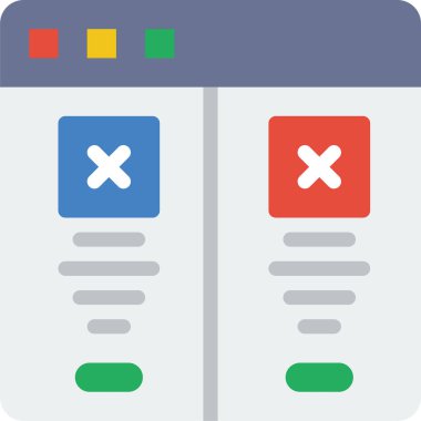 Hesap makinesi vektör simgesi. biçim iki renkli düz sembol, mavi ve gri renkler, yuvarlak açılar, yeşil arkaplan