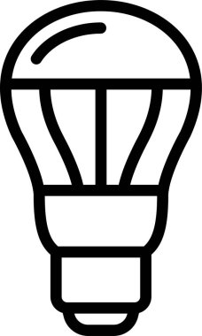 Beyaz arkaplanda elektrik ampulü