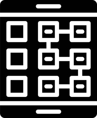 tablet simgesi, vektör illüstrasyonu