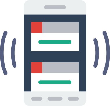 bir vektör düz bildirim penceresi