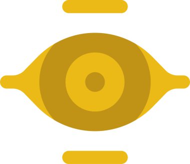 Göz simgesi, vektör illüstrasyonu