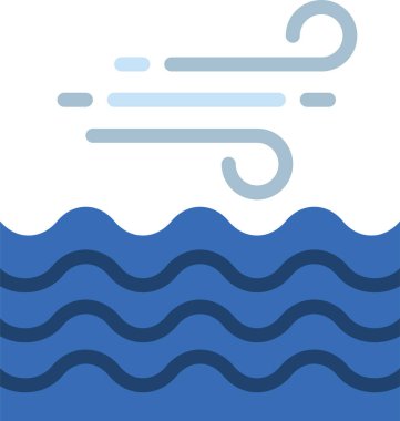 deniz simgesi, vektör illüstrasyonu