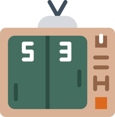 Mobil Oyun ve teknoloji çizgisi vektör simgeleri