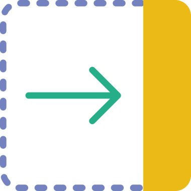 ok simgesi, vektör illüstrasyonu