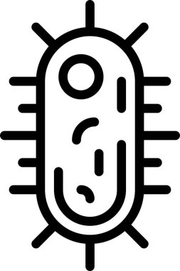 Bilim ve teknoloji çizgi vektör simgesi.