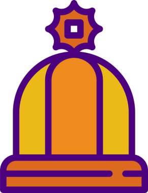 Modern simgenin vektör illüstrasyonu