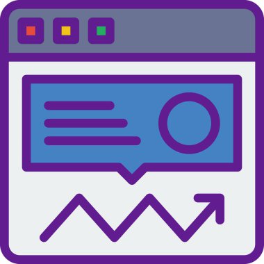 Beyaz arkaplanda basit vektör simgesi