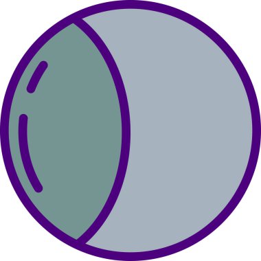 Ağ için bir arkaplanın Hilal Ay vektör illüstrasyonunun cilalanması 