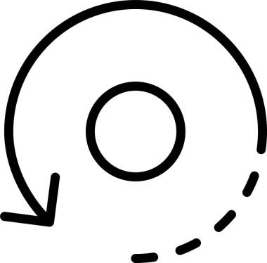 Gezegenin yörüngesinin vektör çizimi