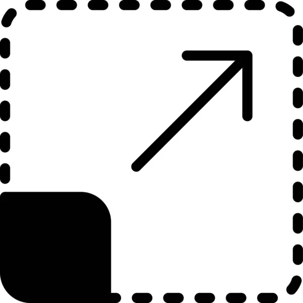 Ліва Піктограма Векторна Ілюстрація Білому Тлі — стоковий вектор