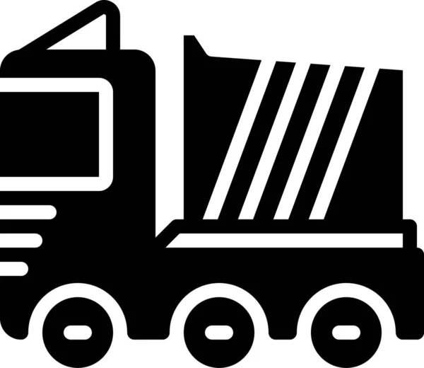 Caminhão Ícone Vetor Ilustração Fundo Branco — Vetor de Stock