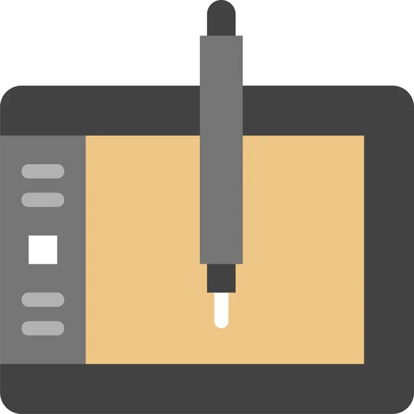 Γραφικό Εικονίδιο Tablet Διανυσματική Απεικόνιση — Διανυσματικό Αρχείο