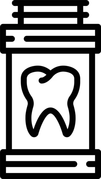 歯のアイコン医療のコンセプトベクトルイラスト — ストックベクタ
