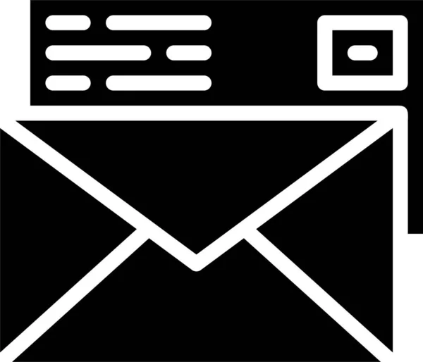 Icono Correo Electrónico Vector Ilustración — Archivo Imágenes Vectoriales