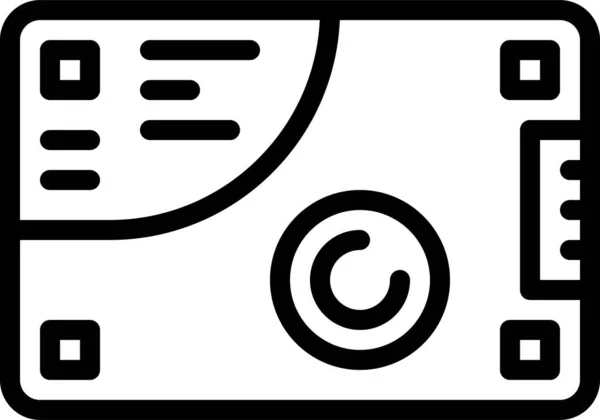 Datei Web Symbol Einfache Illustration — Stockvektor