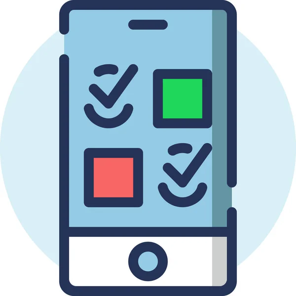 bir akıllı telefon ve bir belge vektör simgesi