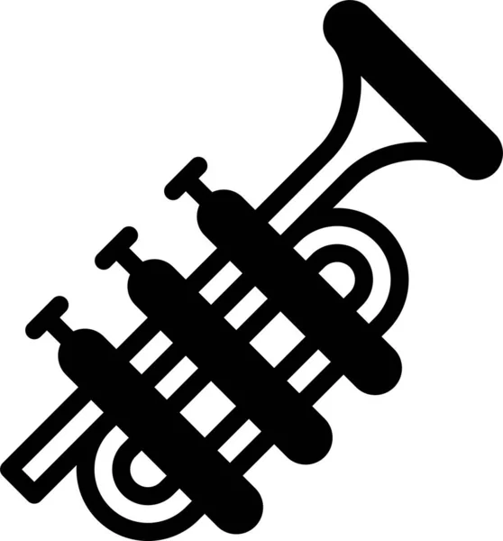 Ikona Trumpety Vektorová Ilustrace — Stockový vektor