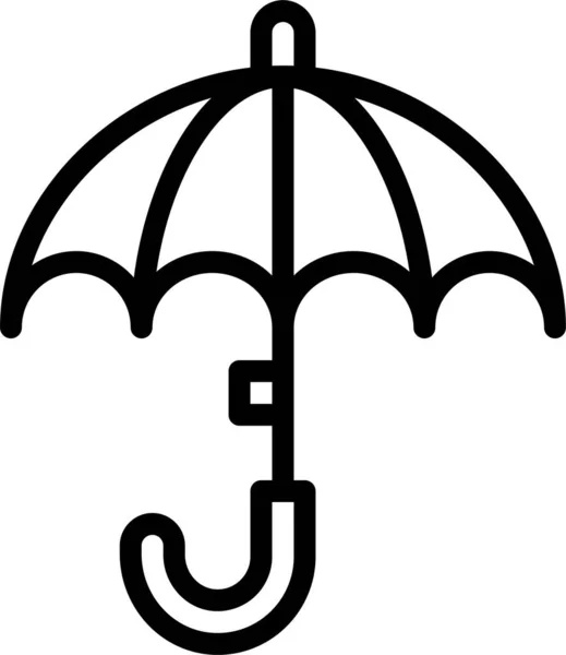 Umbrella Vector Illustration Background — Stock Vector