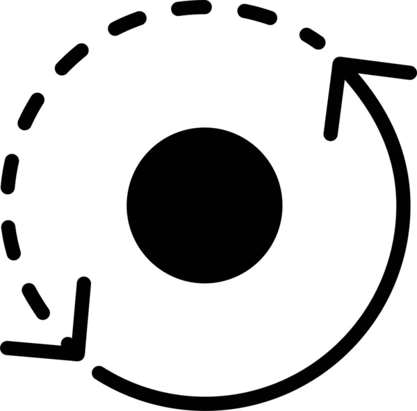 Gezegenin yörüngesinin vektör çizimi