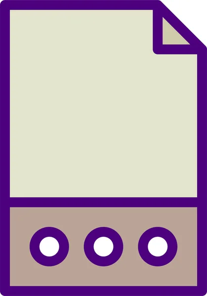 Dateiformat Web Symbol Vektorillustration — Stockvektor