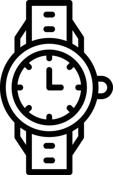 Relógio Pulso Ícone Web Design Simples — Vetor de Stock
