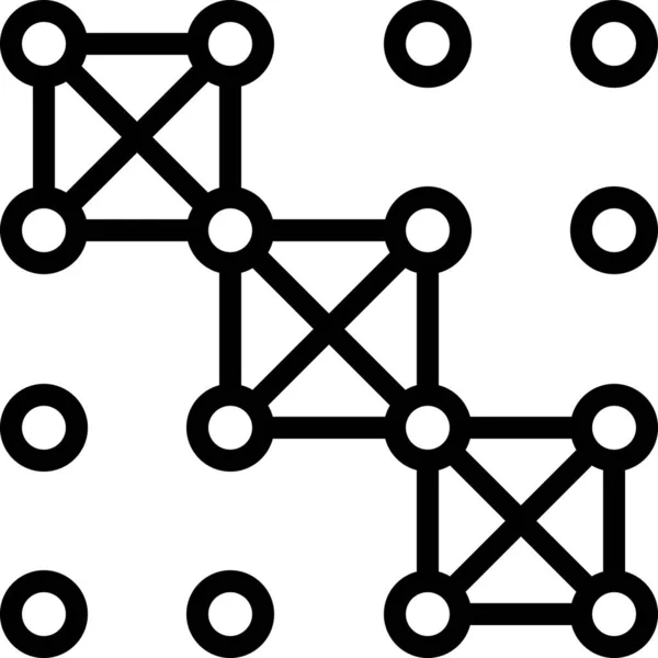 Vector Naadloos Patroon Met Abstracte Geometrische Vormen — Stockvector