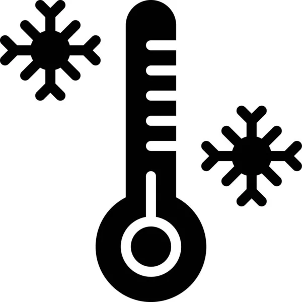 Ícone Temperatura Ilustração Vetorial — Vetor de Stock