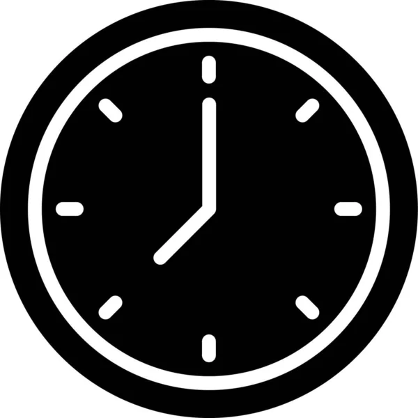 Reloj Diseño Icono Vector Simple Concepto Tiempo — Vector de stock