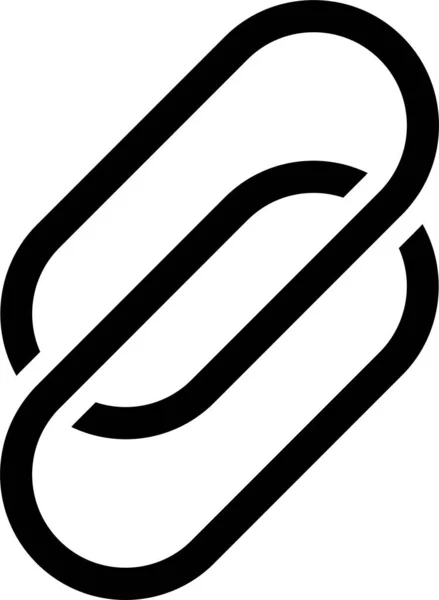 Link Symbol Einfache Vektorillustration — Stockvektor