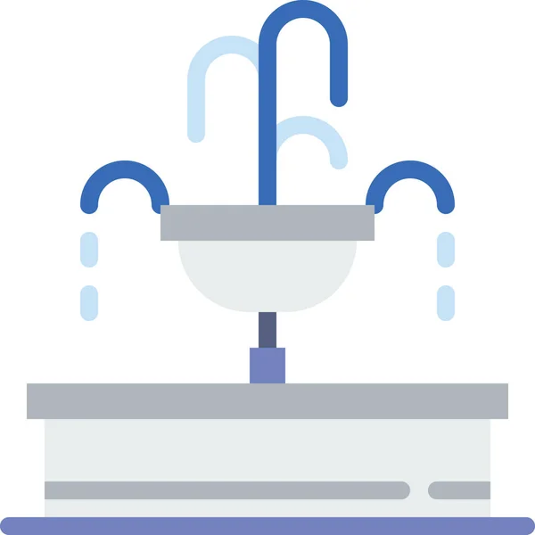 Fountain Icon Vector Illustration — Stock Vector