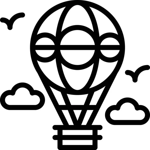 Hava balonu. Basit tasarım