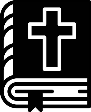 İncil ikonu vektör illüstrasyonu