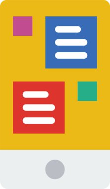 Sohbet simgesi, basit vektör illüstrasyonu 