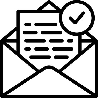 e- posta simgesi vektör illüstrasyonu 