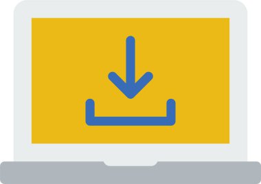 Simge indir, vektör illüstrasyonu