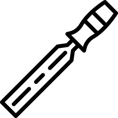 Doğrultucu simgesinin vektör illüstrasyonu 