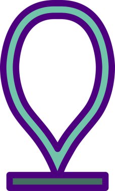 Sağlık web simgesi, basit vektör illüstrasyonu