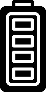 pil simgesi, vektör illüstrasyonu