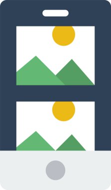 resim simgesi, vektör çizimi 