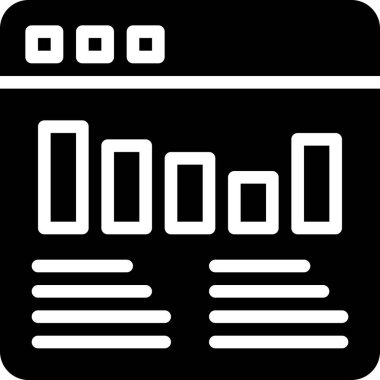 Beyaz arkaplanda basit vektör simgesi