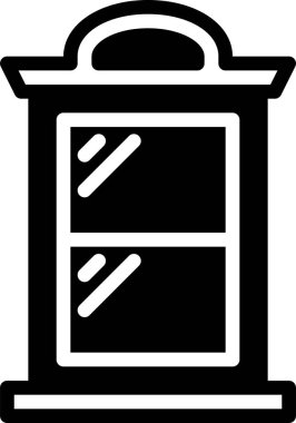 pencere simgesi, vektör illüstrasyonu