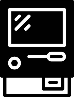 Bilgisayar Güvenlik simgesi, renk vektör illüstrasyonu 