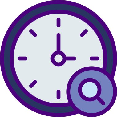 Arama simgesi, basit vektör illüstrasyonu 