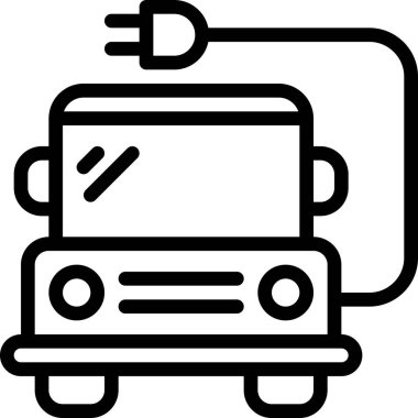 Araç simgesi vektör resimleme arkaplanı