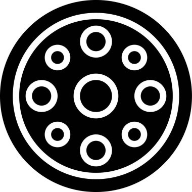 pizza. Web simgesi basit illüstrasyon