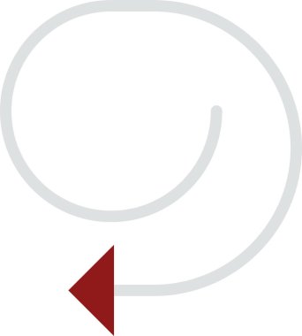 Beyaz ve gri simgenin vektör çizimi